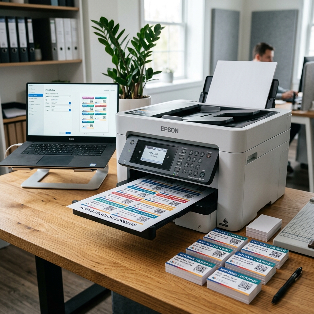 🖨️ من الشاشة إلى الورق: دليل طباعة الكروت الشامل